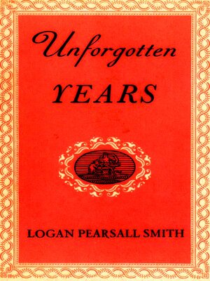 cover image of Unforgotten Years
